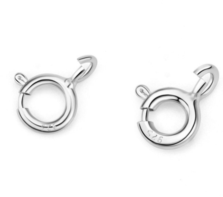 Disesuaikan 925 Silver Lobster Clap Spring Charms Kuningan Lobster Clap