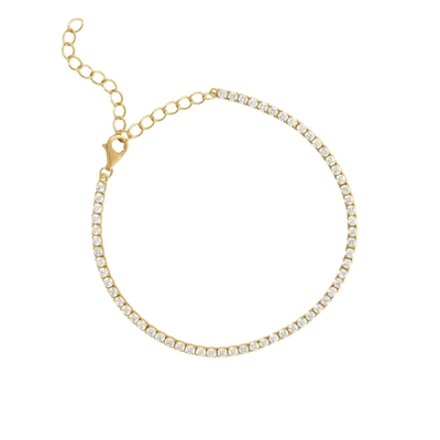 Emas Putih dilapisi Mei Ulang Tahun Emerald Kubik Zircon Adjustable Tennis Rantai Gelang