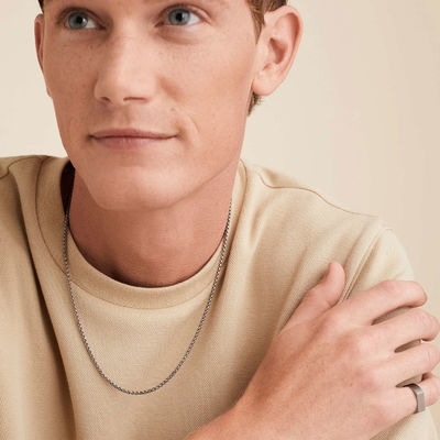 Handmade 18K Gold Plated kotak bulat kalung rantai dengan pengiriman cepat dan logo yang dapat disesuaikan