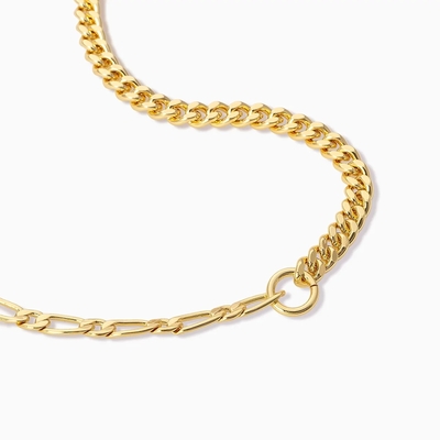 18K Gold Plated Double Chain Necklace untuk Koleksi Aksesoris Fashion Gadis