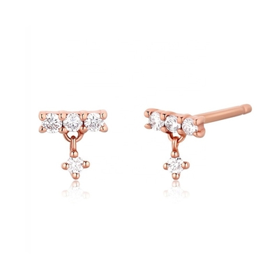 Perhiasan Earrings Minimalist Stud 2022 untuk Wanita dalam 925 Sterling Silver Disesuaikan