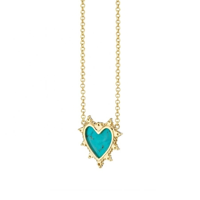 925 Sterling Silver Chain Perhiasan Berlian Dan Biru Hati Twist Kalung Tidak Ada Perhiasan