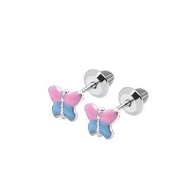 18K Emas Kuning Pink Biru Enamel Kuning Kuntilanak Dengan Lapisan E
