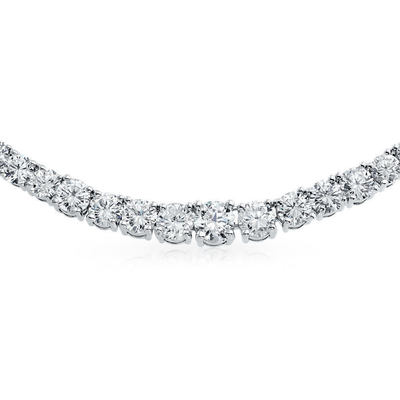 Iced Out Tennis Chain White Mix CZ Pong Setting Ice Necklace Untuk Pecinta Hip Hop
