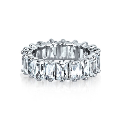 CZ Infinity Wedding Band 925 Perak Infinity Wedding Rings