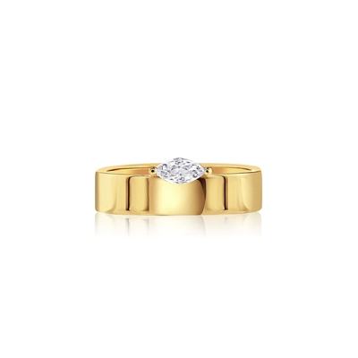 925 Sterling Silver Marquise Cut Diamond Putih CZ Perhiasan