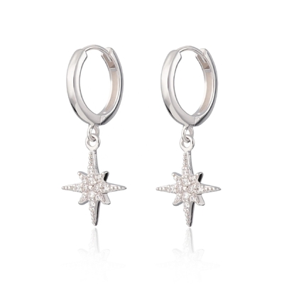 Starburst Earrings Gold Plated Hoop 925 Earrings Gold Plated Hoop Kecil