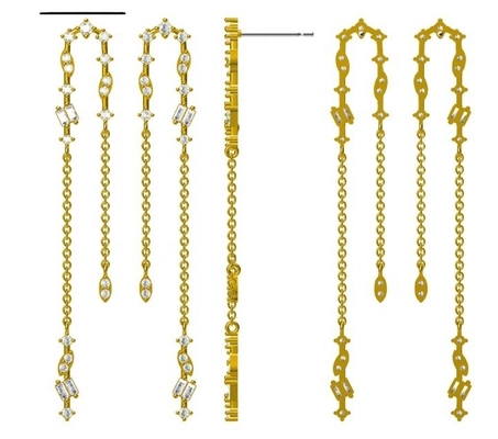 2024 Brasil Earrings Earrings Earrings Wanita 925 Earrings Perak Sterling