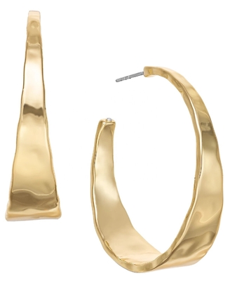 ODM Tembaga paduan Medium Hoop Earrings 14k Gold Hoop Earrings Medium