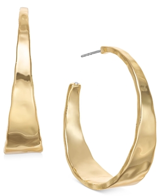 ODM Tembaga paduan Medium Hoop Earrings 14k Gold Hoop Earrings Medium