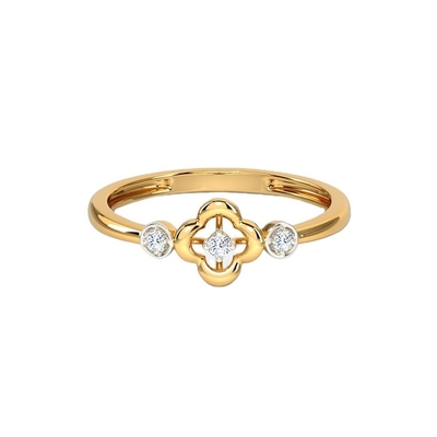 Cincin untuk Unisex 925 Sterling Perak Triad Clover Cincin di Brazil Ring Band Perhiasan