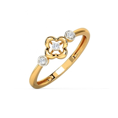 Cincin untuk Unisex 925 Sterling Perak Triad Clover Cincin di Brazil Ring Band Perhiasan