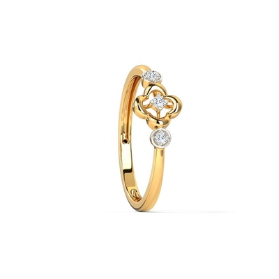 Cincin untuk Unisex 925 Sterling Perak Triad Clover Cincin di Brazil Ring Band Perhiasan