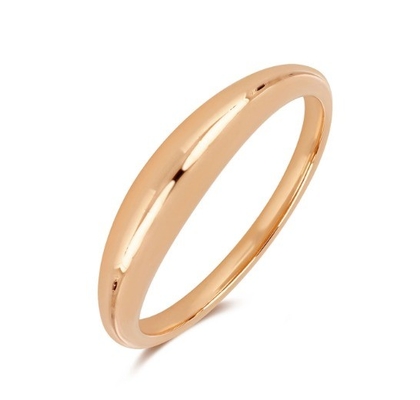 18K plat emas datar Boho 925 Sterling Perak menumpuk cincin wanita