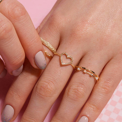 Fashion 925 Sterling Perak Wanita Cincin Perhiasan Produk Customized Jenis Agama Tidak ada