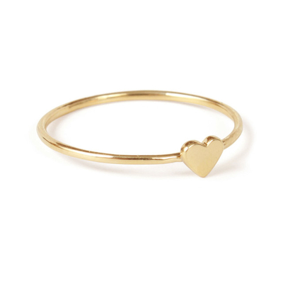 Ringan Hati Desain Nyata 925 Sterling Perak 18K Plating Emas