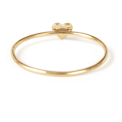 Ringan Hati Desain Nyata 925 Sterling Perak 18K Plating Emas