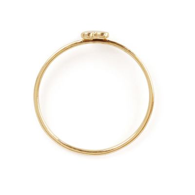 Ringan Hati Desain Nyata 925 Sterling Perak 18K Plating Emas