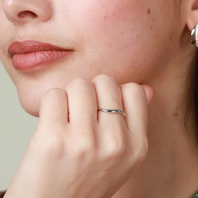 Sertifikat penilaian pihak ketiga 925 Sterling Perak Perhiasan Perempuan Ring