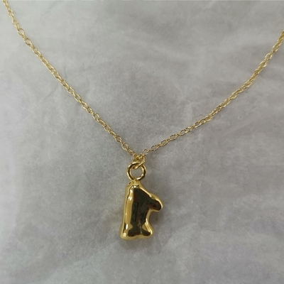 Venus Womanhood 18K emas dilapisi 925 Sterling Perak diisi kalung liontin untuk pesta