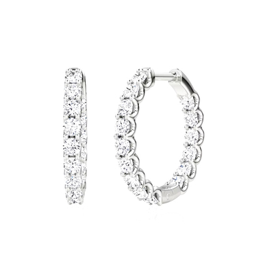 925 Perak Sterling Perhiasan Fine Hoop Earrings Sempurna Untuk Setiap Kejadian