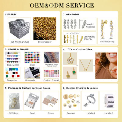 925 Sterling Silver 18K Gold Plated Flower Design Stud Earrings dengan Marquise Cut dan Claw Setting