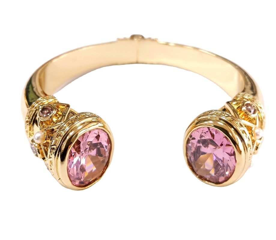 Jenis Agama Perhiasan Perak Lainnya Batu Granit Kuningan Gelang Bangle Plating Cuff