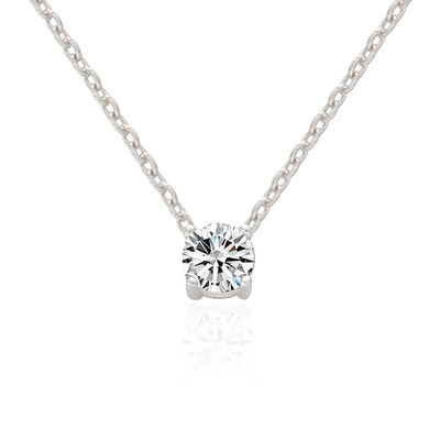 ODM 8mm Sterling Silver Rantai Jelas CZ 18k Gold Plated Rantai