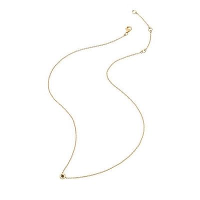 Emas Lapisan 925 Sterling Perak Starburst Diamond Disc Pendant Kalung untuk Pakai Sehari-hari