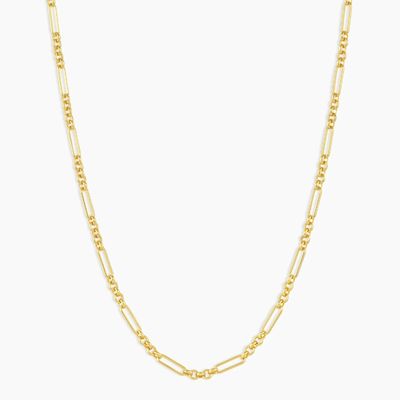 18in 925 Sterling Silver Chain Necklace 2,2mm Lebar 18K Gold Chain Necklace