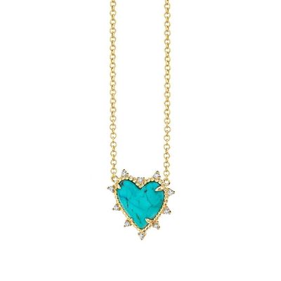 925 Sterling Silver Chain Perhiasan Berlian Dan Biru Hati Twist Kalung Tidak Ada Perhiasan