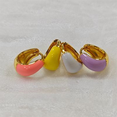 Perhiasan Kubah Kubah Bunga Huggie 925 Anting Perak