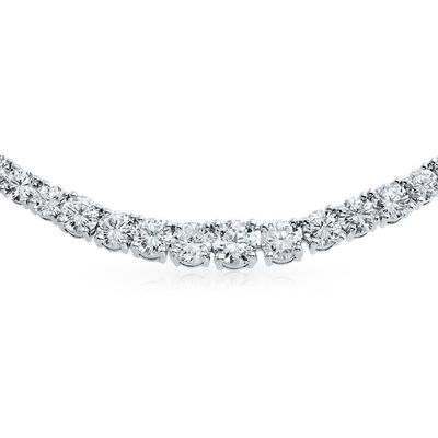 Iced Out Tennis Chain White Mix CZ Pong Setting Ice Necklace Untuk Pecinta Hip Hop