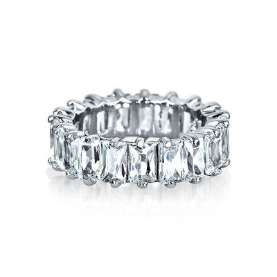 CZ Infinity Wedding Band 925 Perak Infinity Wedding Rings