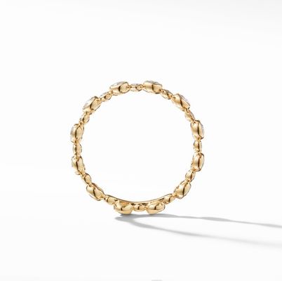 Klasik Zircon Eternity Band Perhiasan Plating Emas US Ukuran 10 Clear CZ Ring