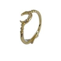 Perhiasan perak 925 Custom Moon Ring dengan emas 14k 18k 24k dari Brasil 2022