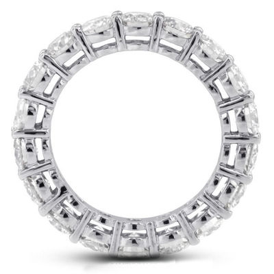 925 Sterling Silver 4mm CZ Eternity Band Ring ECO-Friendly Ya Plating Rose Gold