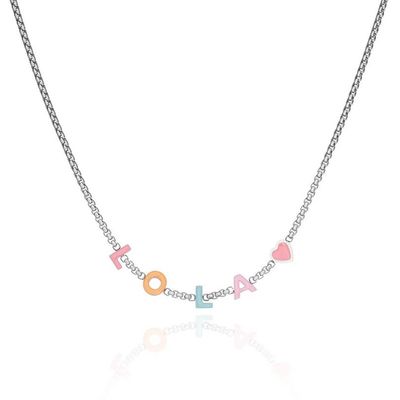 Nama Khusus Kalung Huruf Individu Emal Kalung Emas Pribadi Inisial