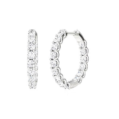 925 Perak Sterling Perhiasan Fine Hoop Earrings Sempurna Untuk Setiap Kejadian