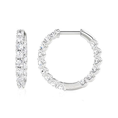 925 Perak Sterling Perhiasan Fine Hoop Earrings Sempurna Untuk Setiap Kejadian