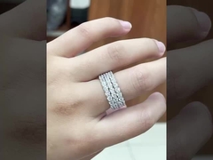 Eternity Band Hot Sale Cincin Pertunangan untuk Wanita