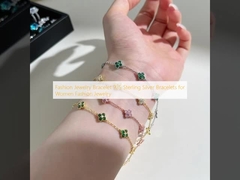 Fashion Perhiasan Gelang 925 Sterling Perak Gelang untuk Wanita Fashion Perhiasan